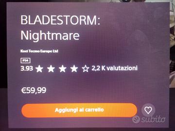 BLADESTORM: Nightmare PS4