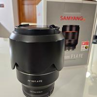 Obiettivo samyang 50mm 1.4 per Sony E-mount