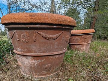 Conche in Terracotta Impruneta Limoni inizi   '900