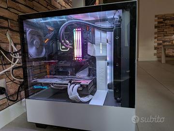 Case NZXT H510i + Raffredamento a liquido Corsair