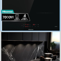 Piano cottura a induzione Hisense 4 zone - 7000w