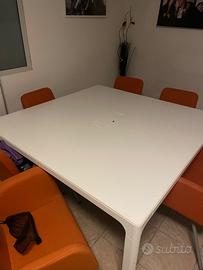 Tavolo quadrato 140x140 bianco