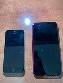 Iphone xr e iphone 5s