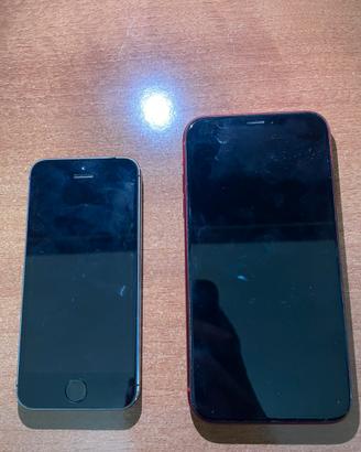 Iphone xr e iphone 5s
