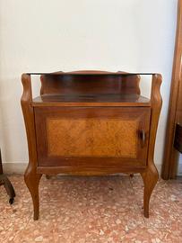 Comodini Vintage anni 1950 1960 in legno