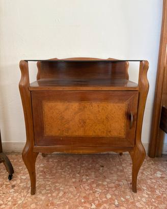 Comodini Vintage anni 1950 1960 in legno