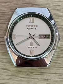 Orologio Citizen Crystron vintage non funzionante