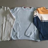 3 maglioncini in cotone bambino 9-10 anni