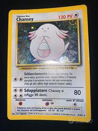 Chansey Holo con Swirl (BS 3/102) Set Base - ITA