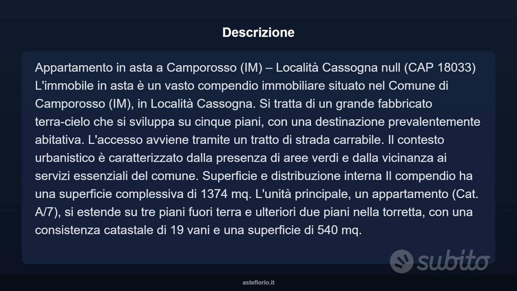 Appartamento – Camporosso, Provincia di Imperia - Vista 4