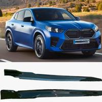 minigonne laterali BMW X2 U11 nere