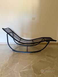 Lettino prendisole Acapulco – Nero (Casa Mobili)