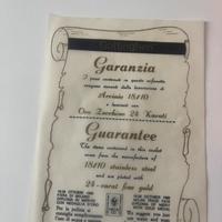 Set posate acciaio e oro