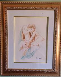 Quadro Madonna con Bambino