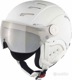 casco sci con visiera marca Alpina modello Jump