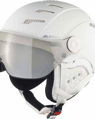 casco sci con visiera marca Alpina modello Jump