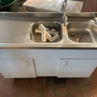 LAVABO INOX DOPPIO