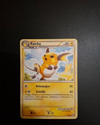 Raichu 33/90 Pokemon Senza Paura 2010 Carte da