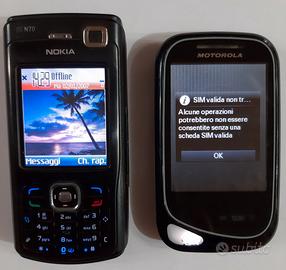 CELLULARI NOKIA N70 - MOTOROLA WILDER VINTAGE
