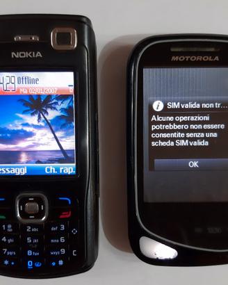 CELLULARI NOKIA N70 - MOTOROLA WILDER VINTAGE
