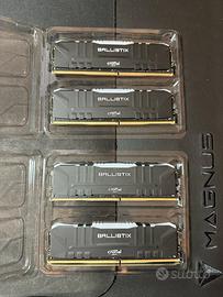 Crucial Ballistix 32GB (4×8GB) DDR4 3600MHz CL16