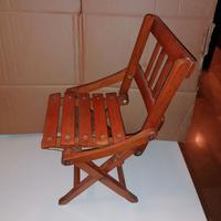 Sedia Reguitti in Legno Vintage