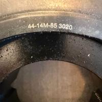 Puleggia HTD 44‑14M‑85 per Taper Lock 3020