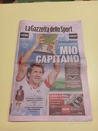 Gazzetta dello sport Franco Baresi 