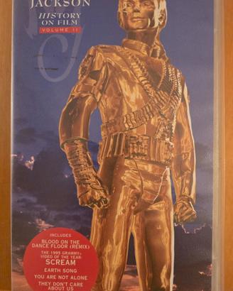 VHS MICHAEL JACKSON History on Film