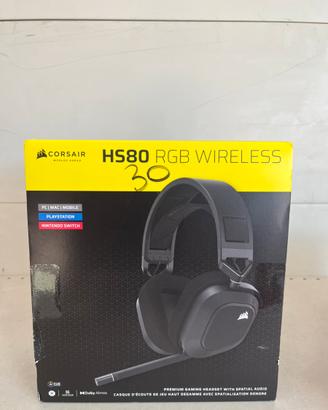 Corsair HS80 RGB wireless nuove