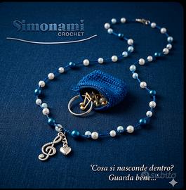 Nuove collane realizzate a mano all'uncineto 