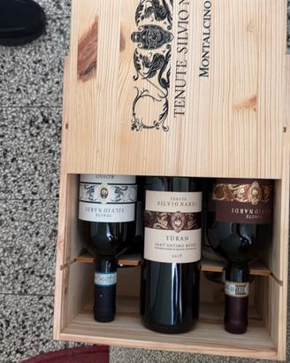 Box 6 bottiglie tenute Silvio Nardi