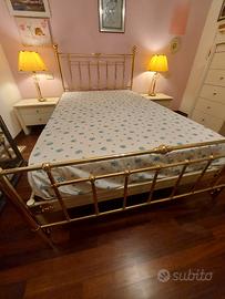 Letto Lipparini ottone una piazza e mezza
