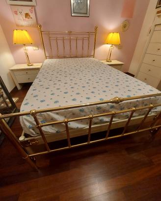 Letto Lipparini ottone una piazza e mezza