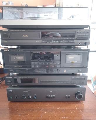 stereo anni 90 Nad, Technics e B&W