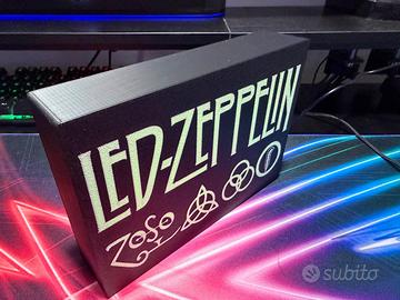 🎸 Lampada LED Led Zeppelin