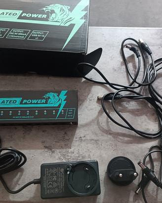 alimentatore multiplo 10 pedali e usb