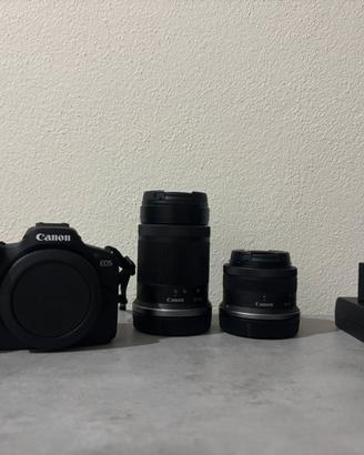 Canon r100 con due obbietivin