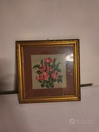 Quadro all'uncinetto 