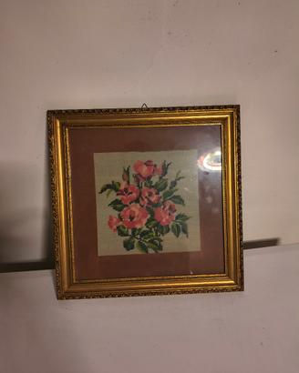 Quadro all'uncinetto 
