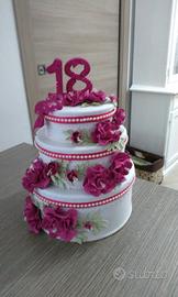 torta scenografica diciottesimo