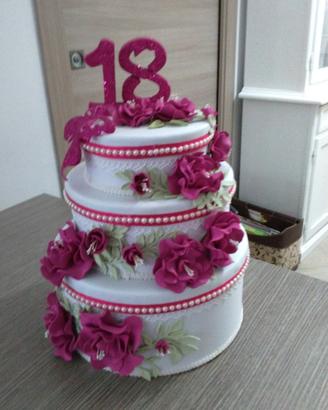 torta scenografica diciottesimo