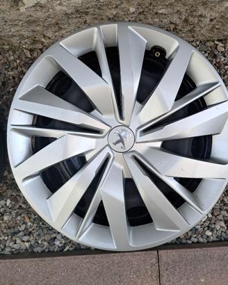 cerchi+copricerchi 15" Peugeot 208