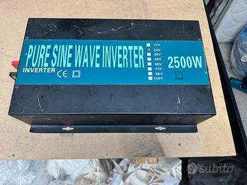 Trasformarore inverter 2500W. 24V