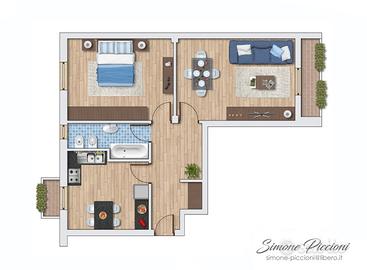 TRILOCALE-Prato-LIBERO DISPONIBILE