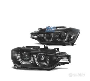 FARI BMW F30 F31 11-15 XENON LUCE DIURNA LED NERO