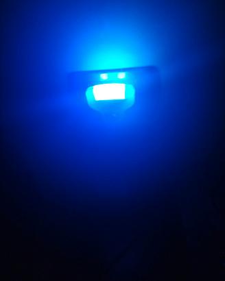 Lunette/ punto luce notturna 220v. led vari colori