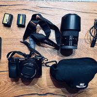 Sony Alpha 6000Y, 2 obiettivi, 3 batterie