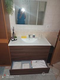 mobile lavabo con specchio 