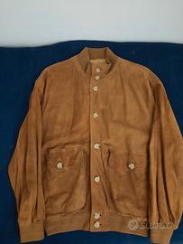 GIACCA BOMBER SARTORIALE CAMOSCIO RENNA UOMO